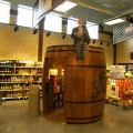 The Stevens Point Brewery's beer display at the new Copps Market in 2012. 